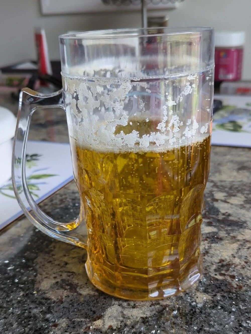 Beer Mug with Amber Accent - Home Party Glass